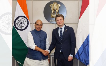 Rajnath asks Netherlands not to supply weapons to terror-sponsor Pakistan