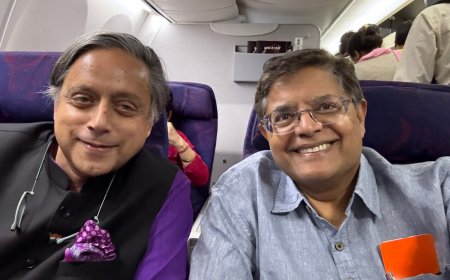 'Finally travelling in same direction': BJP's Baijayant Jay Panda shares selfie with Shashi Tharoor