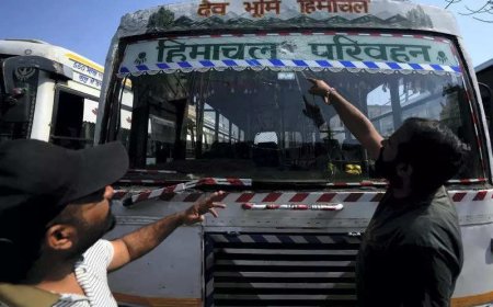 Himachal buses defaced with 'Khalistan' graffiti