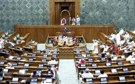 Lok Sabha adjourned briefly amid opposition uproar over MGNREGA dues for Tamil Nadu, Kerala, Bengal