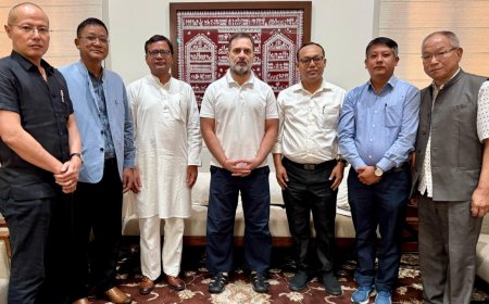 'Resolving conflict must be national priority': Rahul Gandhi meets Manipur leaders