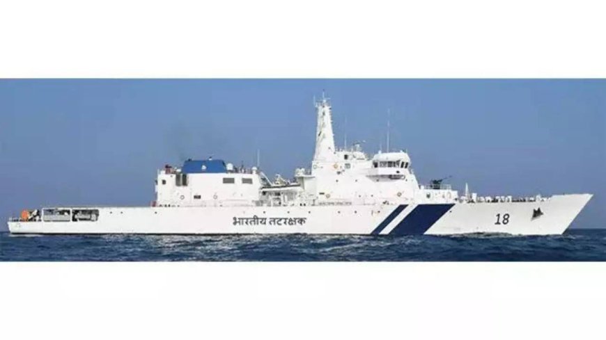 Indian Coast Guard Ship 'Sachet' departs for Sudan with over 2 tons of life-saving medicines