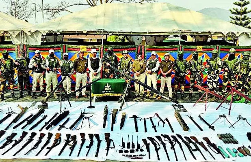 70% of Manipur weapons surrendered after guv call came from 4 valley districts