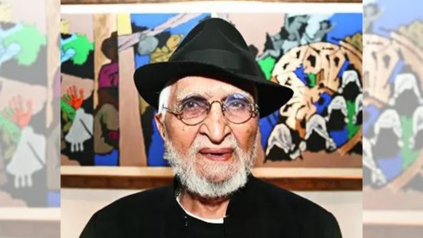 'Painting realises Gandhi's vision': MF Husain’s ‘Gram Yatra’ fetches record price, surprising even Christie’s
