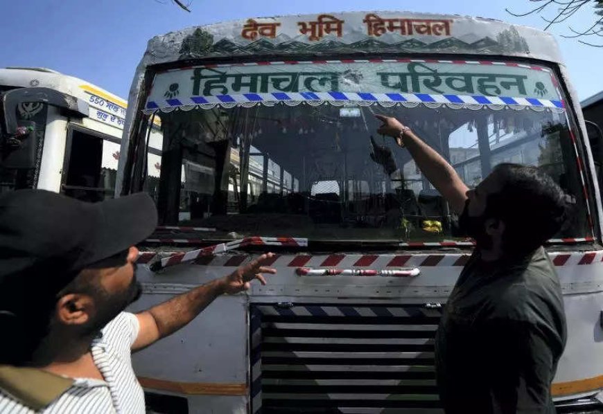 Himachal buses defaced with 'Khalistan' graffiti