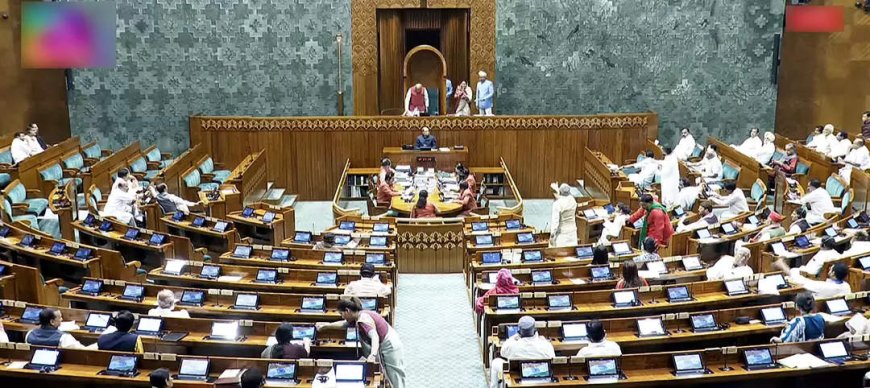Lok Sabha adjourned briefly amid opposition uproar over MGNREGA dues for Tamil Nadu, Kerala, Bengal