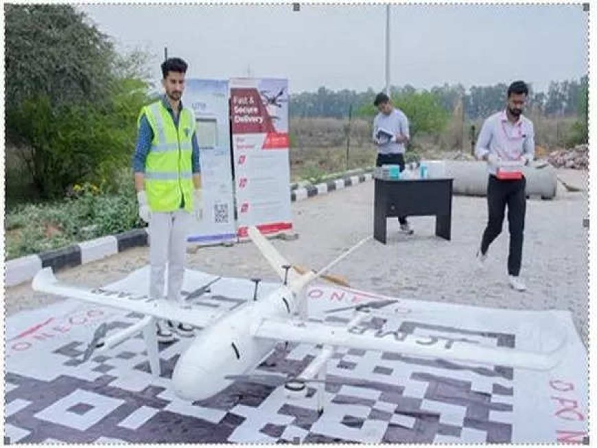 Drone cuts 2-hr road trip from Sonipat to Delhi to deliver cornea in 40 mins