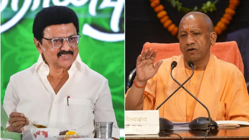 'Political black comedy at its darkest': MK Stalin slams Yogi Adityanath over 'hate' remark amid language row