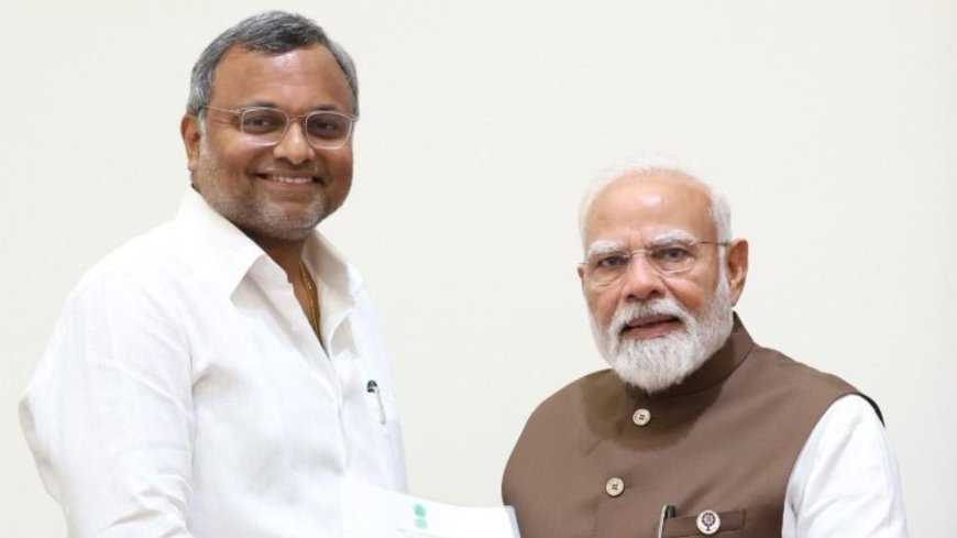 Congress' Karti P Chidambram meets PM Modi to raise alarm over stray dog crisis