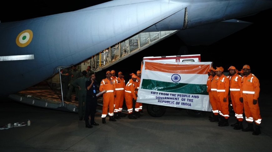 India sending 15 tonnes of relief material to earthquake-hit Myanmar