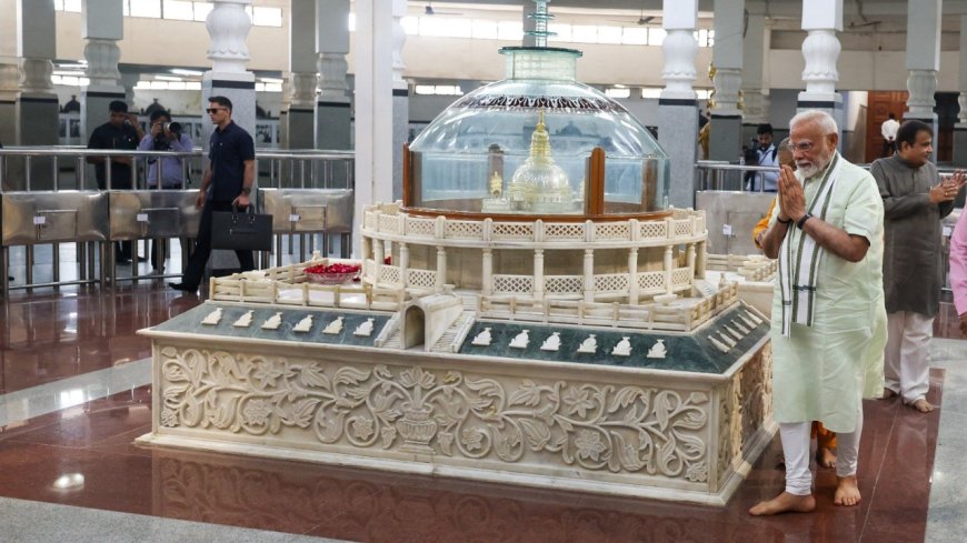 'Our govt always followed Babasaheb's path': PM Modi pays tribute to Ambedkar in Nagpur