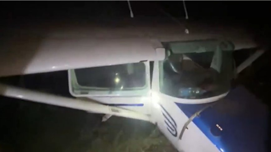 Trainer aircraft crashes in Gujarat after woman pilot falls ill mid-flight