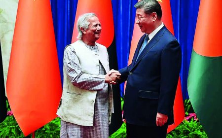 Muhammad Yunus: India's NE landlocked, could be to China advantage