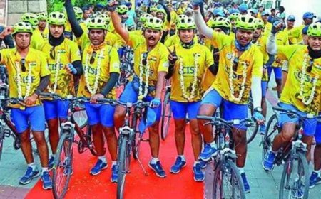 In coastal outreach, CISF holds 6,500km cyclothon