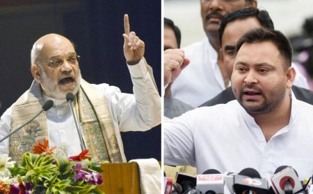 'He has nothing to say except lies, jumlas': Tejashwi Yadav slams Amit Shah