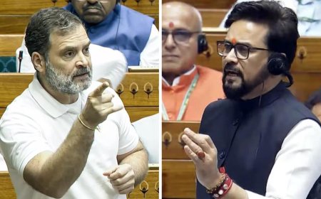 Rahul Gandhi says China has grabbed 4,000 sqkm, Anurag Thakur hits back