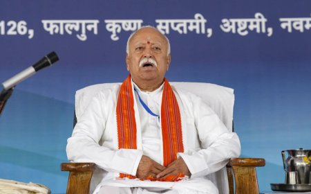 Muslims can be at shakha if they chant ‘Bharat Mata’: RSS chief Mohan Bhagwat