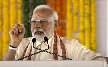 Amid language row, PM Modi asks DMK netas, ‘Why sign letters in English?’