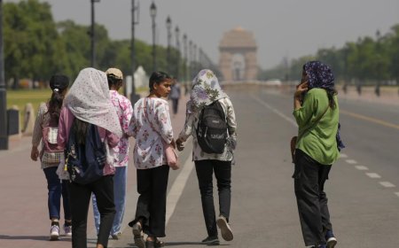 Delhi faces first heatwave of 2025: Temperatures soar above 40° C