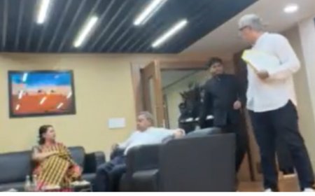 After purported leaked chats, BJP shares video of alleged 'public spat' between TMC MPs