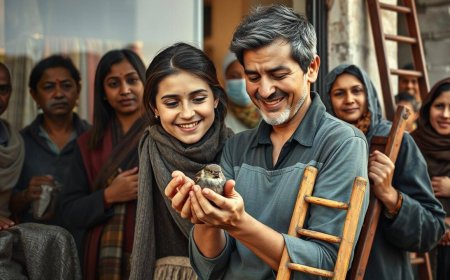 Sealed shop opened to let out sparrow