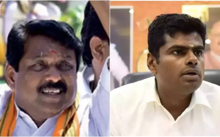 Nainar Nagendran files nomination for Tamil Nadu BJP top post