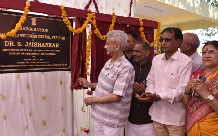 EAM Jaishankar inaugurates smart classes in Gujarat village
