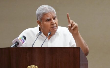 'Parliament is supreme': VP Dhankhar renews attack on judiciary over powers