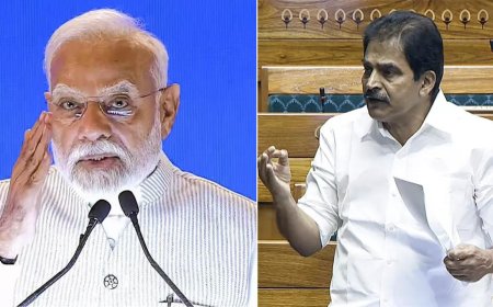 Congress portrays PM Modi 'headless'; 'Sar tan se juda' imagery, says BJP; Venugopal issues whip for leaders