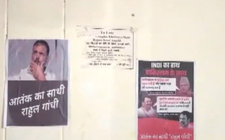 'INDI's hand with Pakistan': Posters target Rahul Gandhi ahead of visit to former constituency Amethi