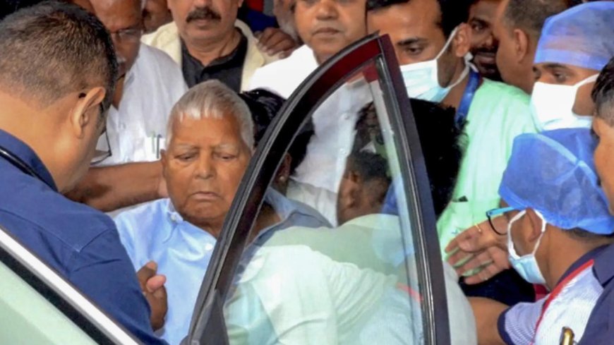 RJD chief Lalu Prasad admitted to AIIMS-Delhi for treatment
