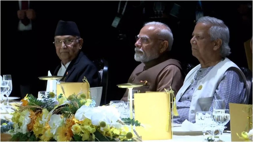 PM Modi, Bangladesh's chief advisor Yunus sit together at BIMSTEC dinner table, likely to meet tomorrow