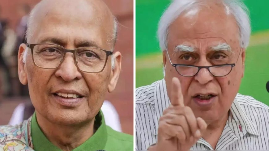 Lawyers Singhvi & Kapil Sibal find fault with 'selective law', say it's against statute