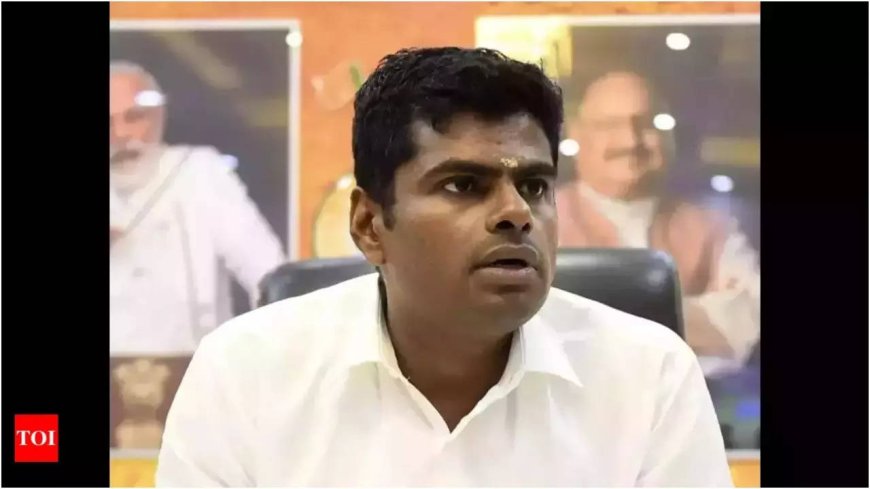'I am not in Tamil Nadu party leadership race': Annamalai amid speculation over BJP-AIADMK alliance