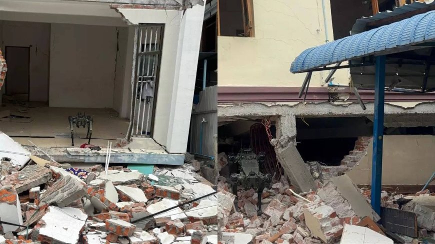 Indian Army’s robot mules and nano drones in action in earthquake-stricken Myanmar
