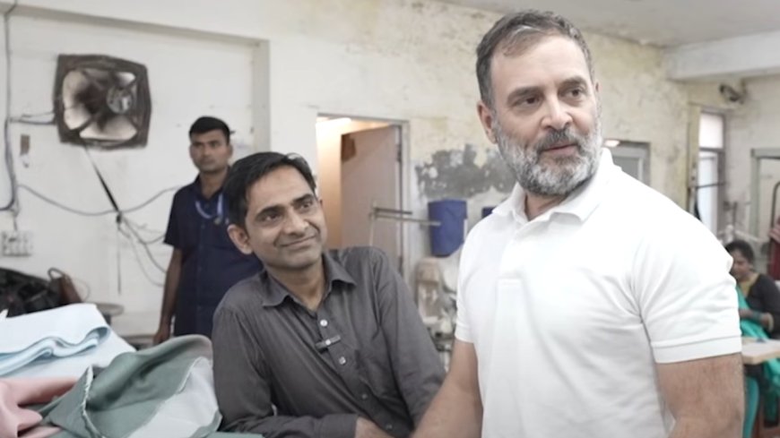 Watch: Rahul Gandhi meets textile designers, shares story behind first Nehru jacket