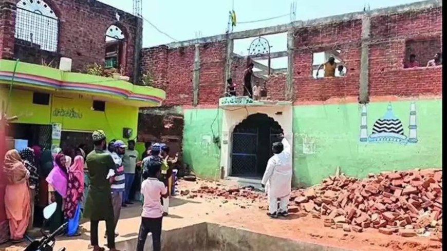 First action after Waqf Act: Madrassa voluntarily razed by its operators in MP