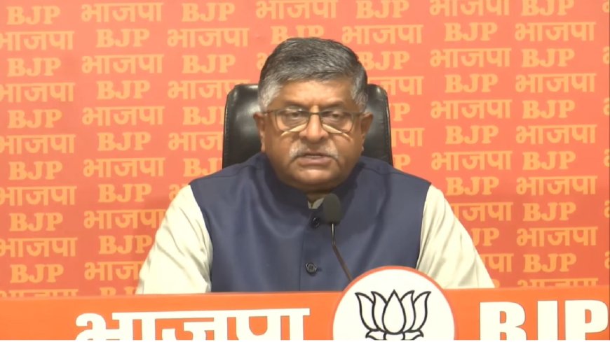 ‘Congress can hold dharnas, not misuse public property’: Ravi Shankar Prasad on National Herald Case