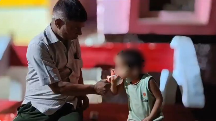 Caught on cam: UP doctor makes child smoke cigarette as treatment, probe on