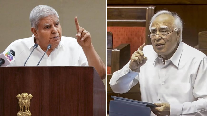 'An intrusion on legislature's supremacy': Kapil Sibal slams VP Dhankhar's remarks on SC