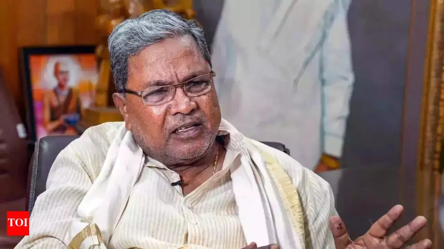 CM Siddaramaiah 'threatens' to hit cop during Congress rally