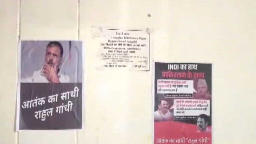'INDI's hand with Pakistan': Posters target Rahul Gandhi ahead of visit to former constituency Amethi