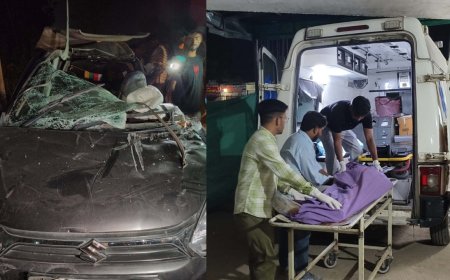 Three killed, two injured in car-tipper collision near Asgarpur village