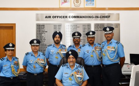 Air Marshal Tejinder Singh takes charge of IAF Training Command