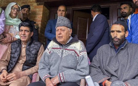 'Kashmir was and will always be part of India': Farooq Abdullah meets tourists in Pahalgam after terror attack
