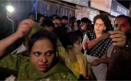 Watch: Priyanka Gandhi halts convoy, ensures medical help for road accident victim in Kerala