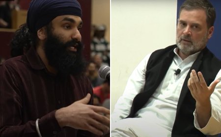 Sikh student confronts Rahul Gandhi on 1984 riots, Operation Blue Star; Congress leader responds