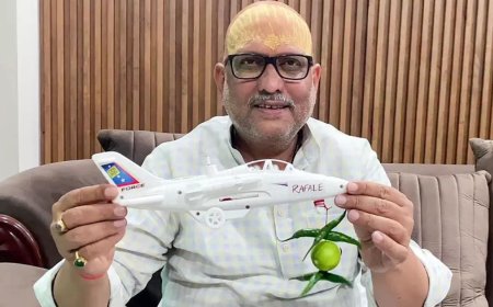 'Just wanted to open his eyes': Congress' Ajay Rai defends 'toy Rafale' jibe at Rajnath Singh