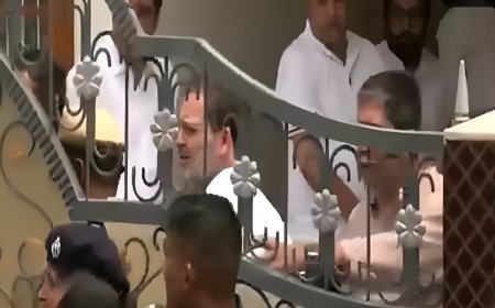 'Entire nation awaits justice': Rahul Gandhi meets family of Navy officer killed in Pahalgam terror attack