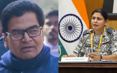 Ram Gopal Yadav sparks row with 'caste' remark on Wing Commander Vyomika Singh